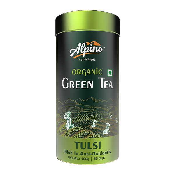 alpino organic tulsi green tea